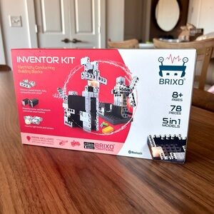 NEW In Box Brixo Inventor Kit 78 Piece Kit - Electric Building Blocks